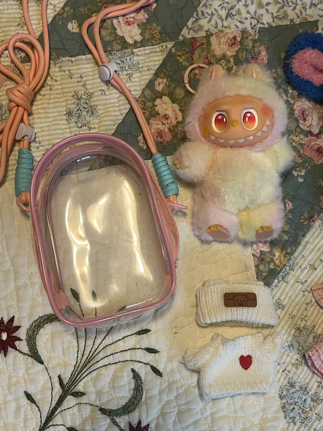 Labubu Doll (not original) and Clothing Set - photo 2