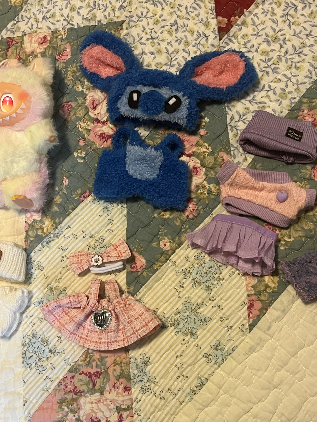 Labubu Doll (not original) and Clothing Set - photo 3