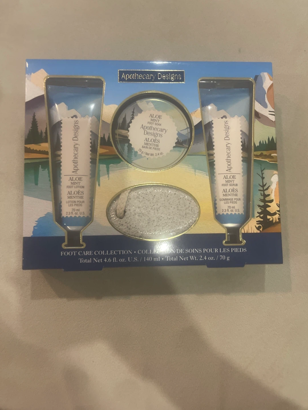 Apothecary Designs Aloe Mint Foot Care Set