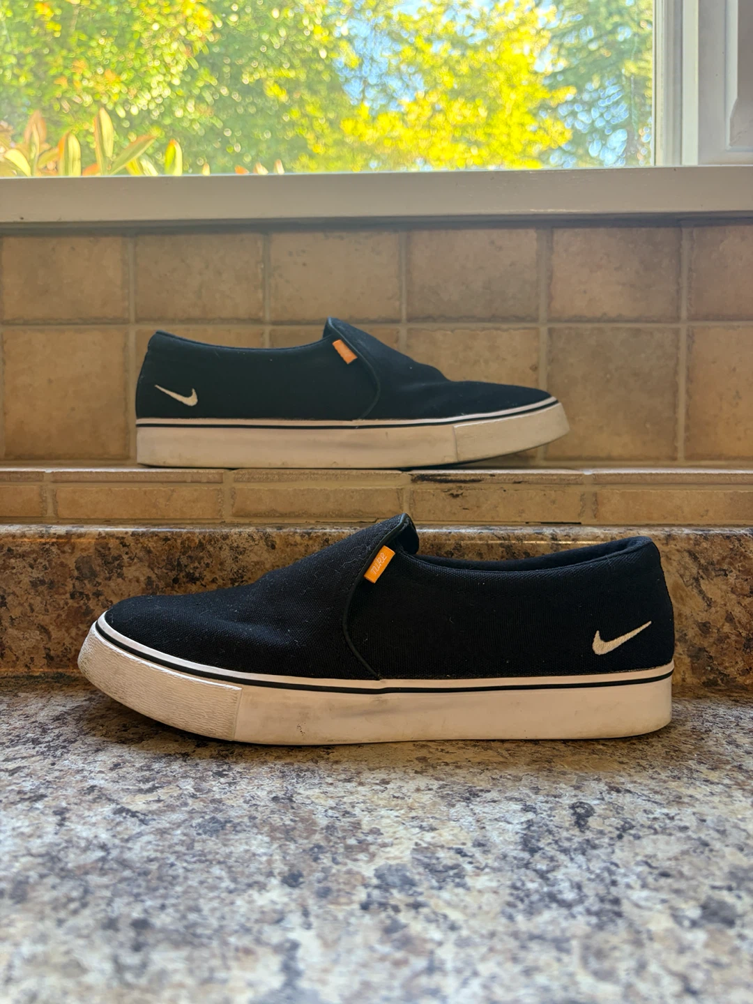 Nike Black Slip-On Sneakers