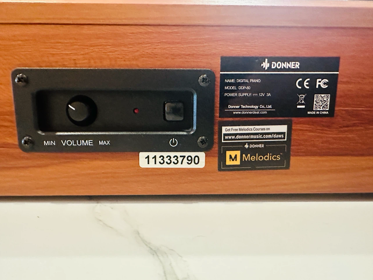 Donner DDP-80 88-Key Fully Weighted Digital Piano - photo 2