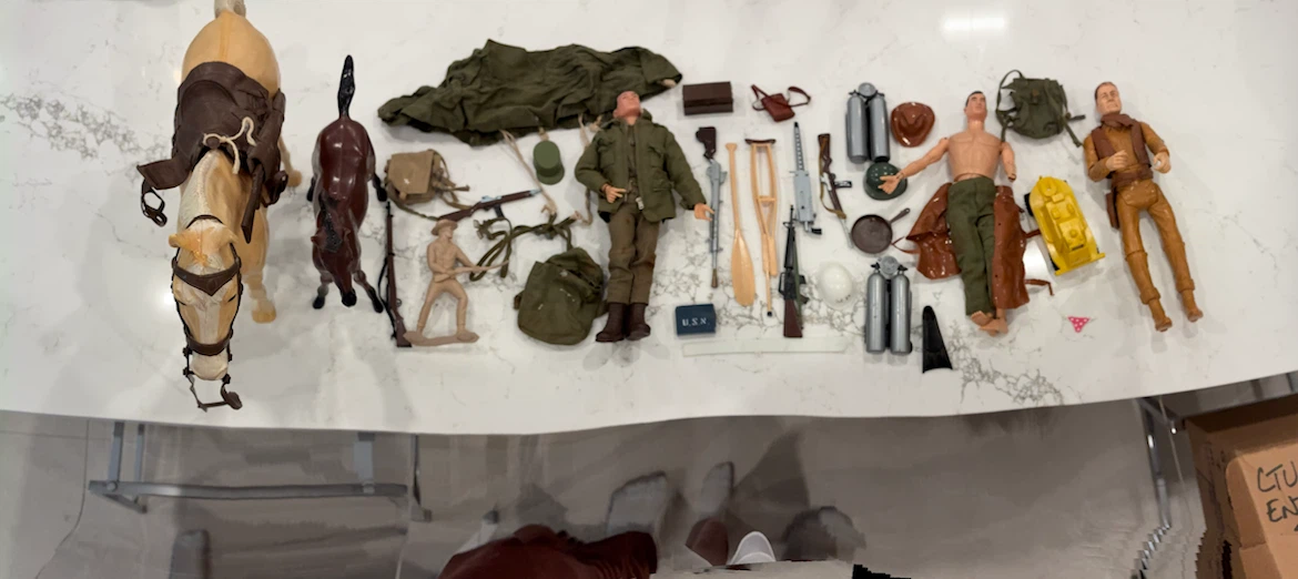 Vintage GI Joe Action Figures and Accessories Collection