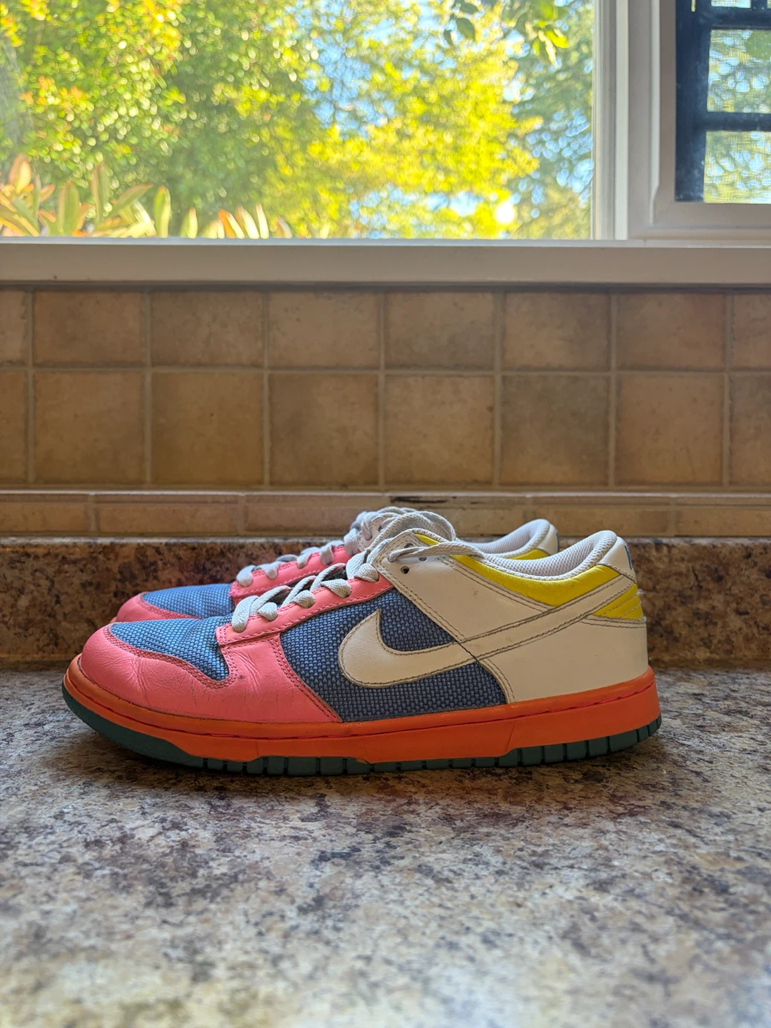 Nike Dunk Low "Pink Grey Blue" Sneakers - photo 3