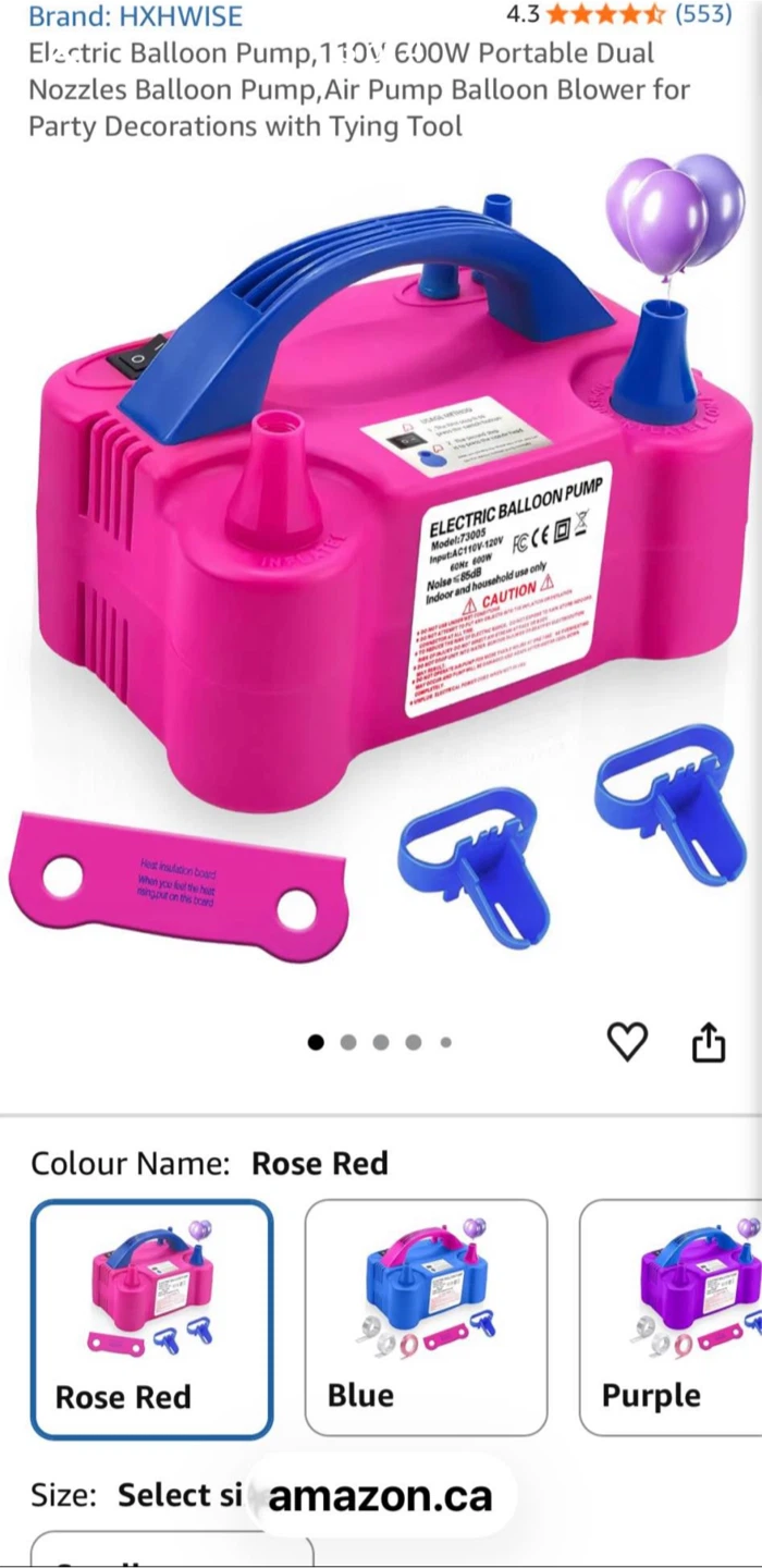 Electric Balloon Pump - photo 3