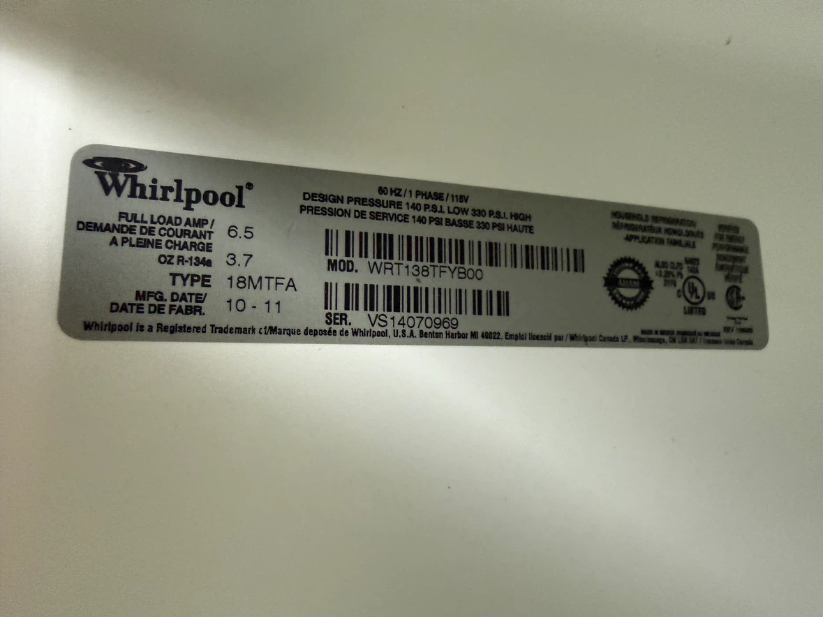 Whirlpool Refrigerator - photo 3