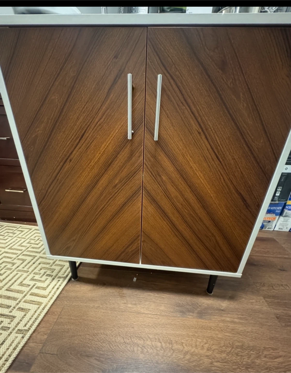 Mid-Century Style Two-Door Cabinet - photo 2