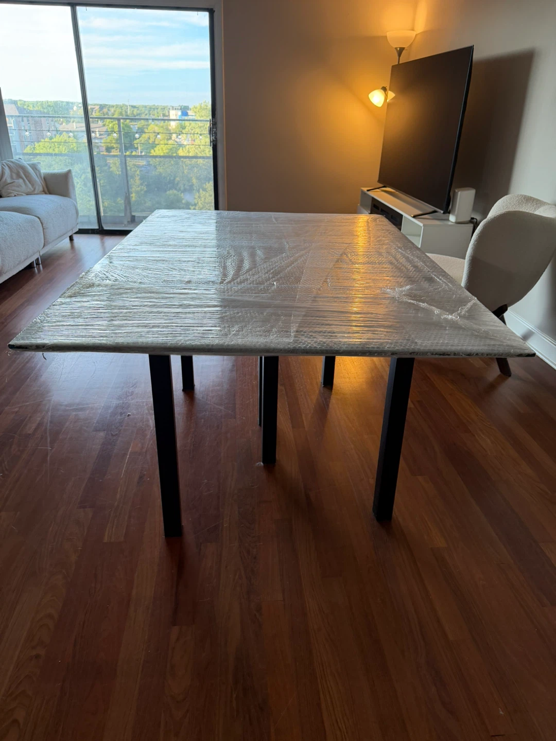 Glass Rectangular Dining Table (chairs not included) - photo 4