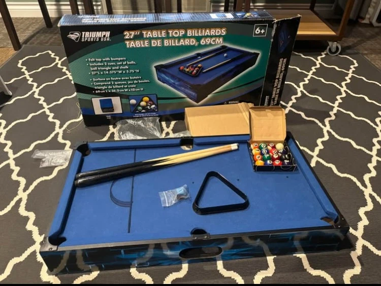 Table top Billiards/ Mini Pool Table
