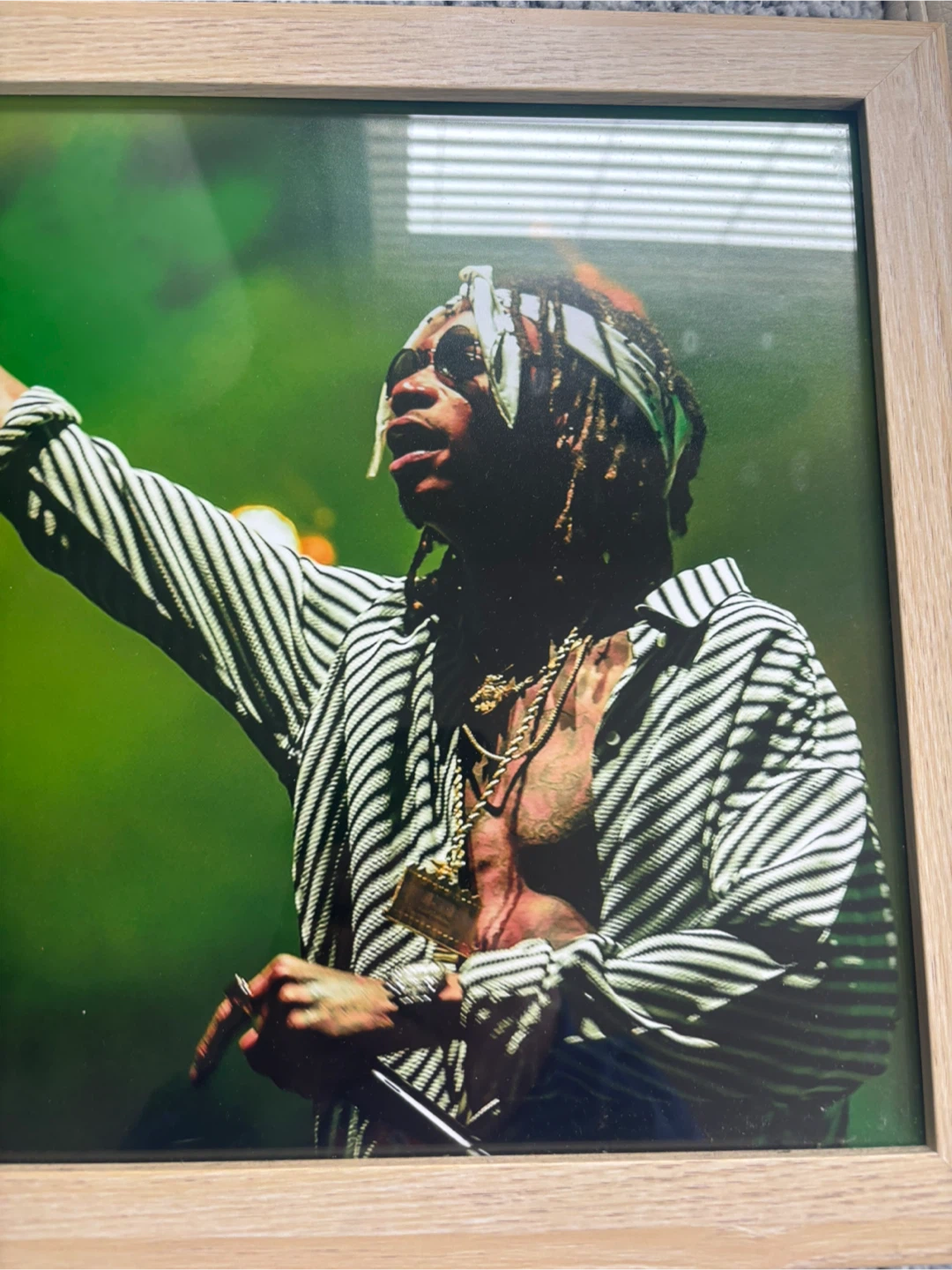 Wiz Khalifa Autographed Framed Photo PSA/DNA - photo 3