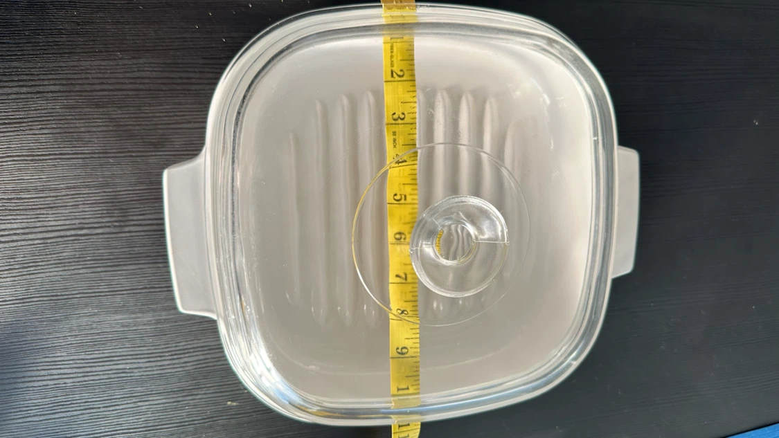 CorningWare Square Grilling Dish with Glass Lid - photo 2