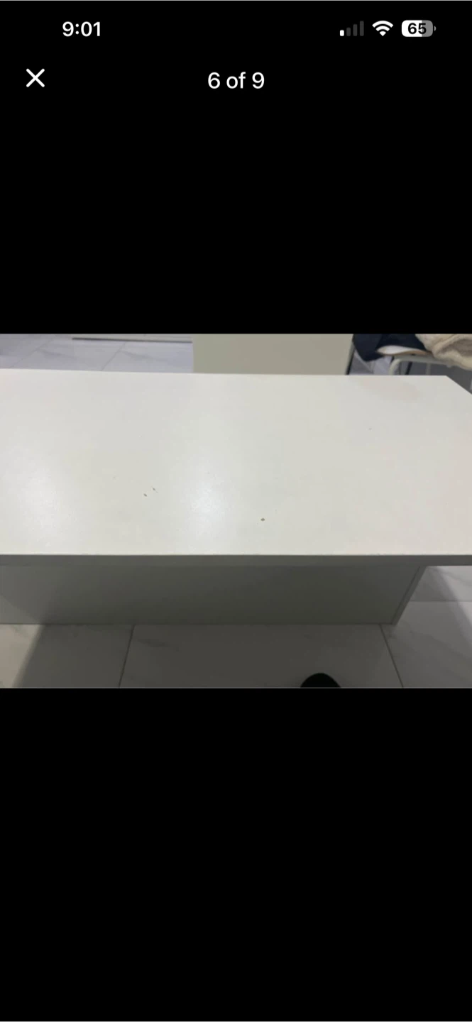 White Storage Coffee Table - photo 3
