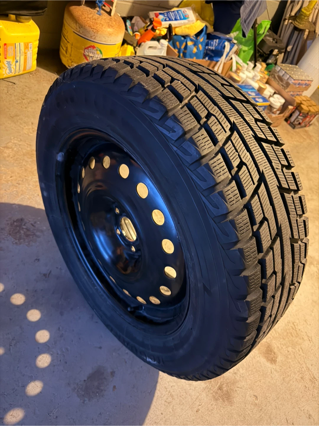 Yokohama Winter Tires on 18" Steel Rims 80%Tread 245/60R18 Set