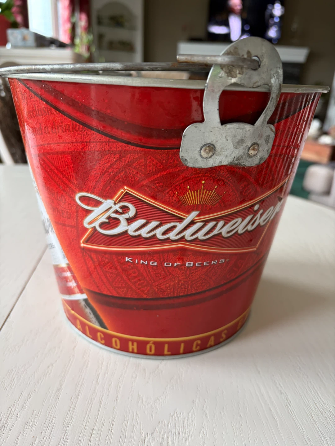 Budweiser Metal Beer Bucket - photo 2
