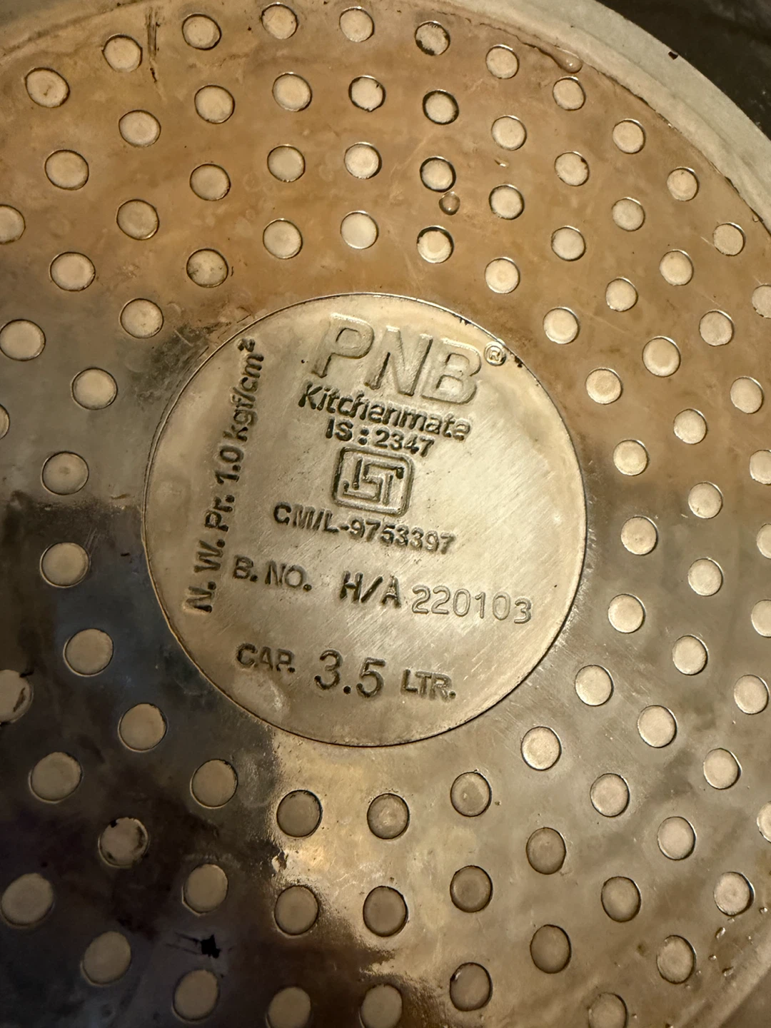 PNB Kitchenmate 3.5 Litre Pressure Cooker - photo 3