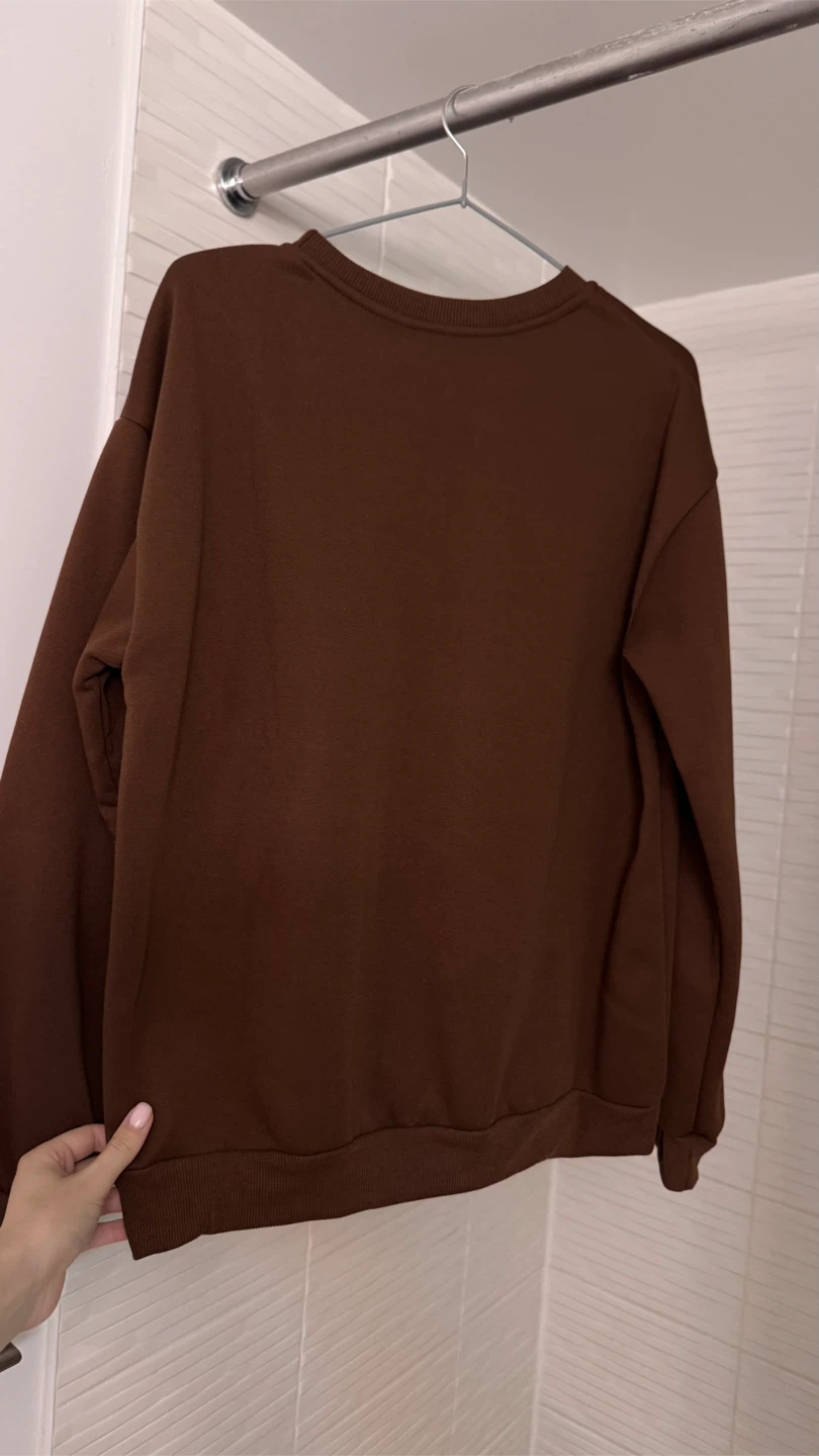 Brown Crewneck Sweatshirt - photo 3