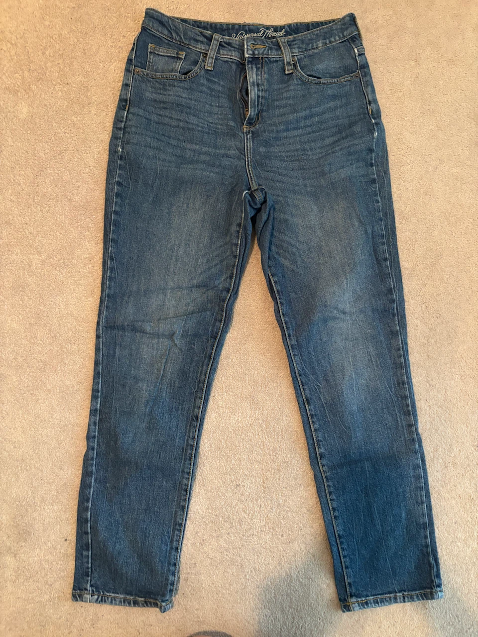 Universal Thread High Rise Straight Jeans Size 8R