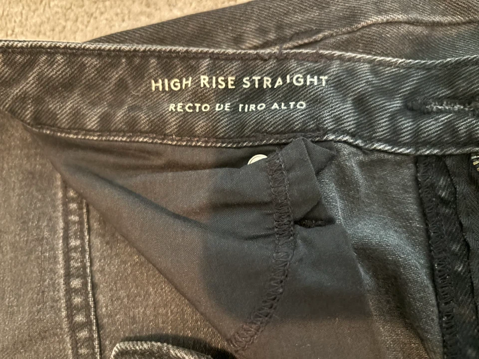 Universal Thread Black High Rise Straight Jeans Size 8 - photo 4