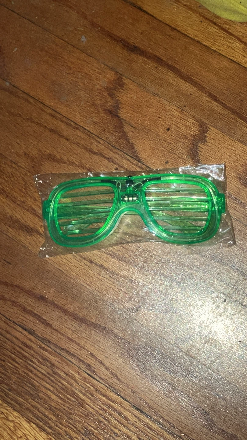Green LED Shutter Shades