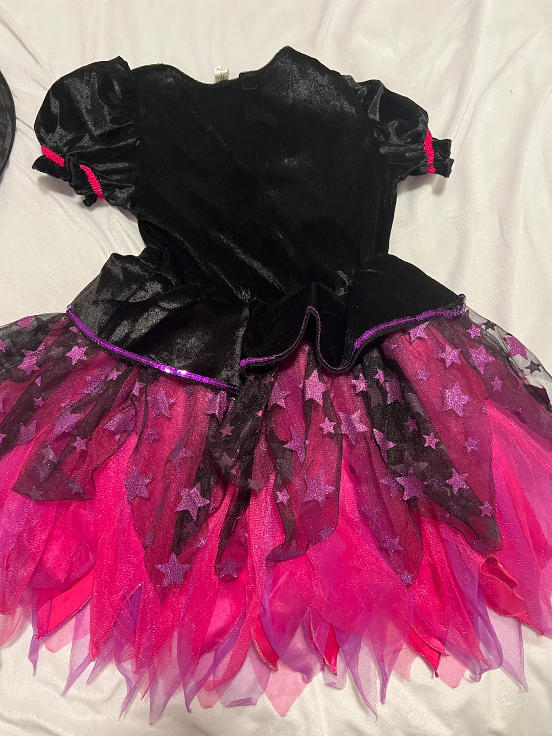 Girls Witch Costume with Hat for sale - photo 4
