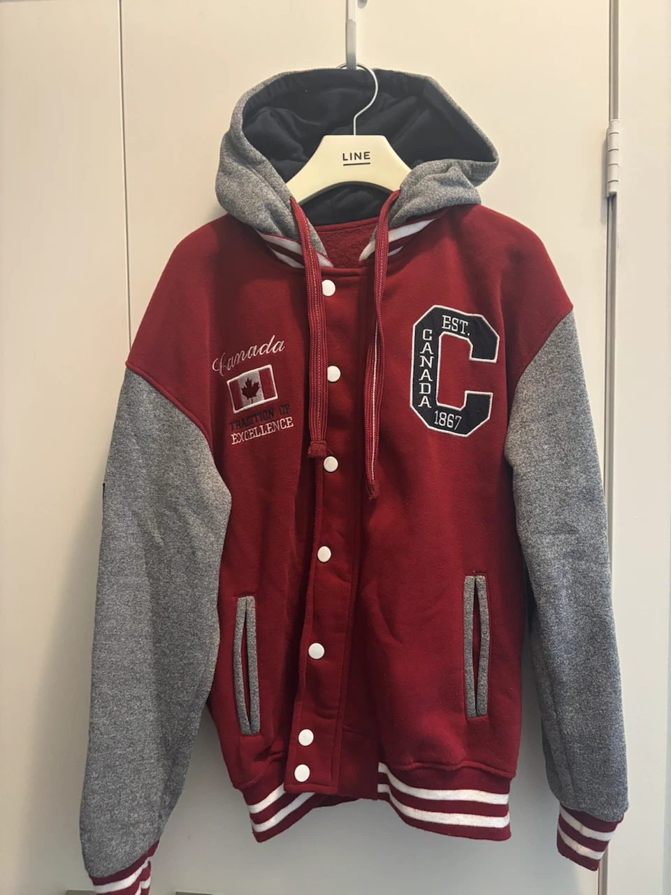 Canada Themed Varsity Hoodie
