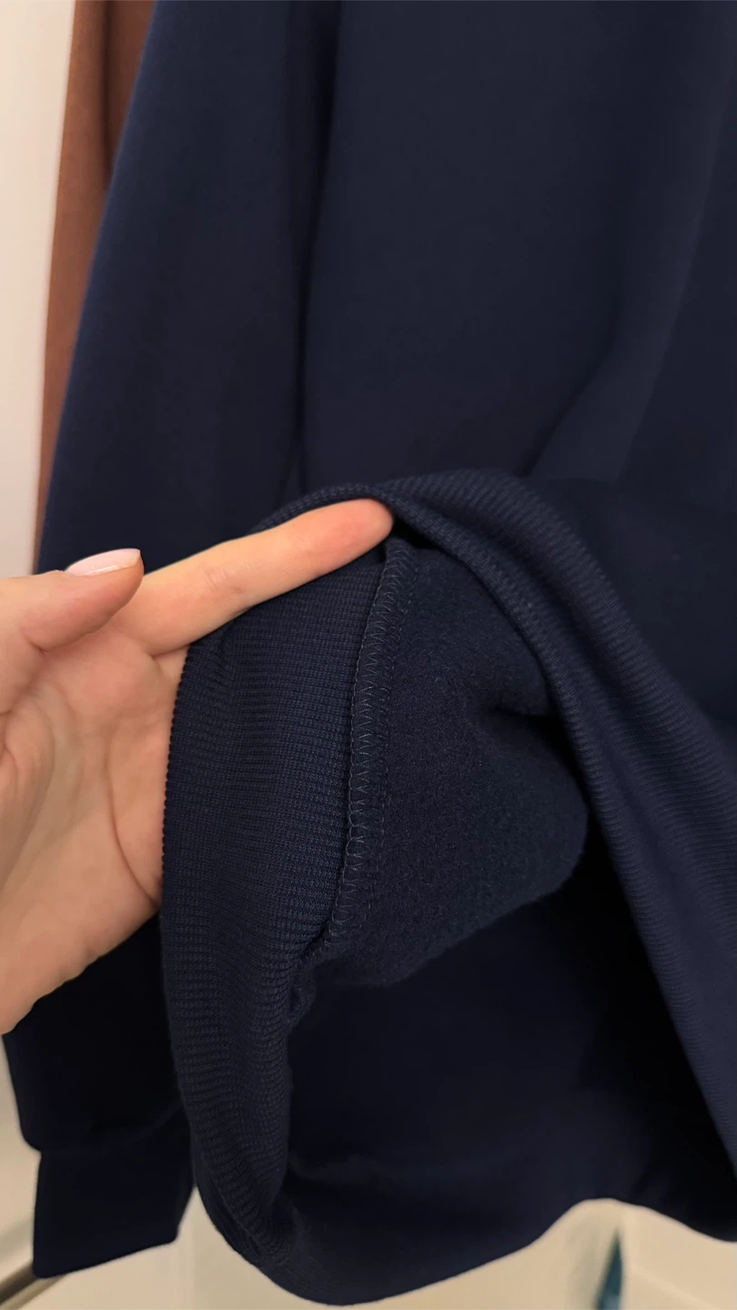 Navy Blue Crewneck Sweatshirt - photo 3