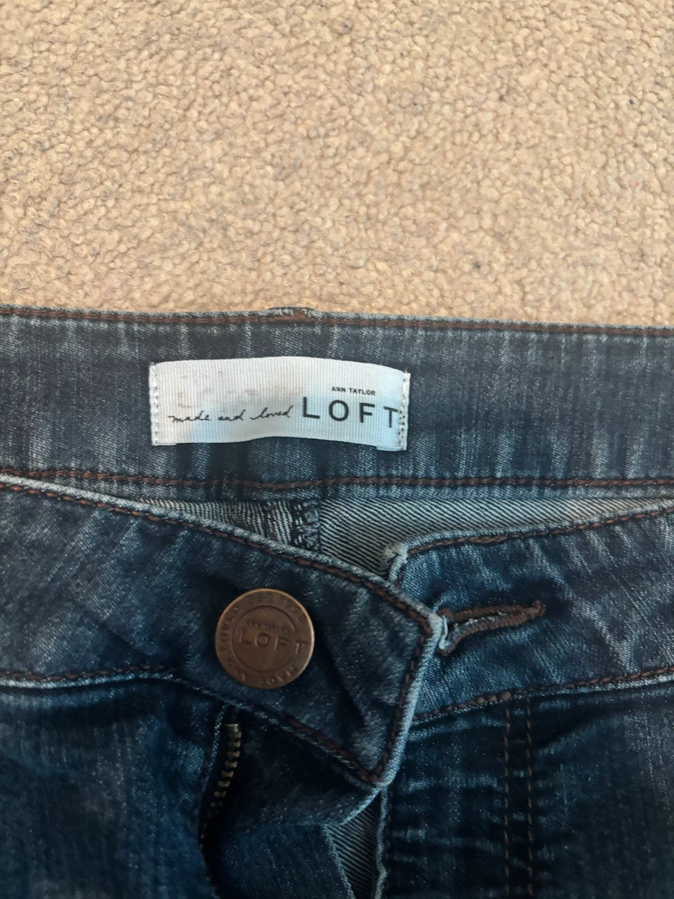 Ann Taylor Loft Curvy Straight Jeans - photo 3