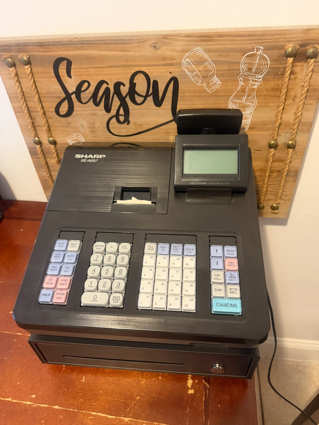 Sharp XE-A207 Electronic Cash Register