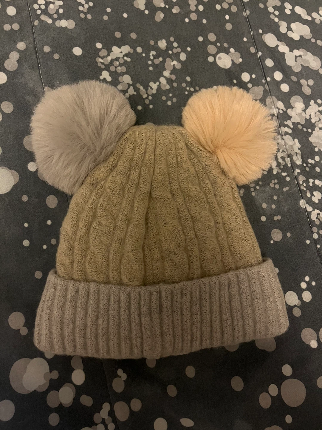Double Pom Pom Winter Beanie