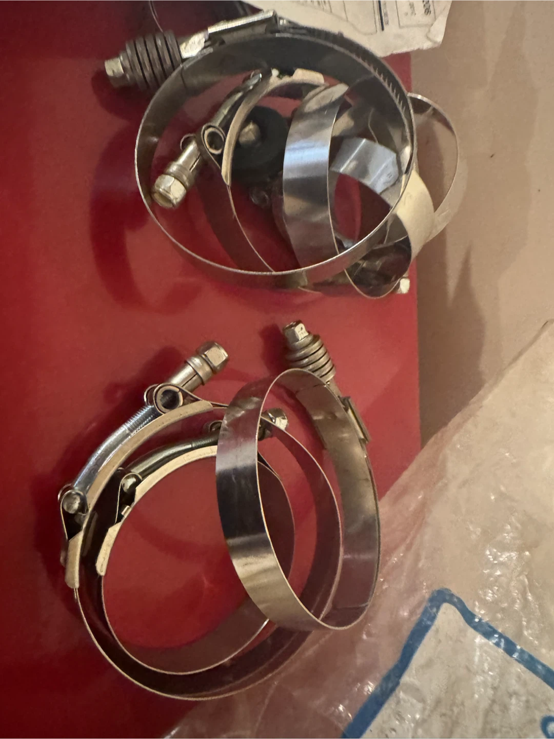 9 Automotive Clamps. 6 cost $45 with invoice. $20 takes all