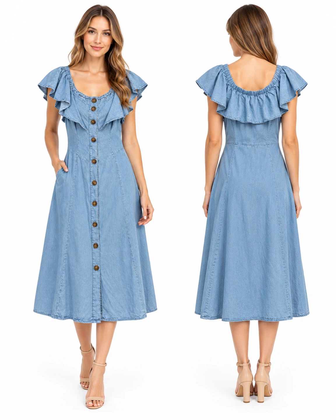 Le Chateau Denim Dress - photo 3