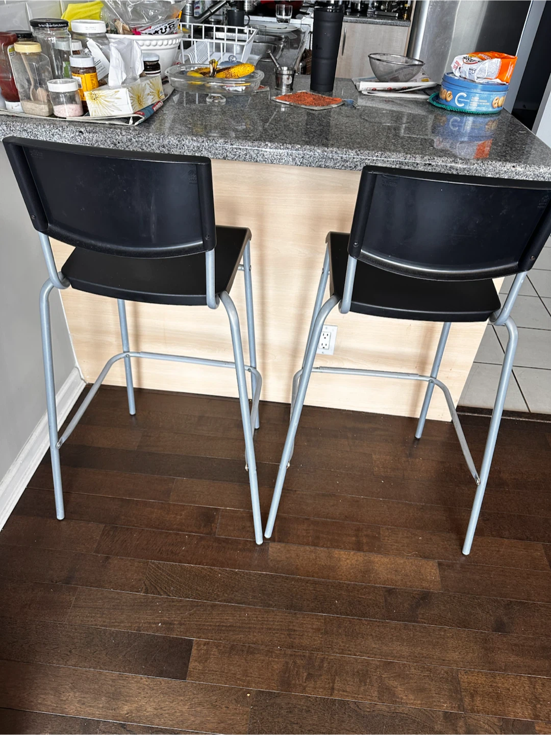 Set of 2 IKEA bar stools - photo 3