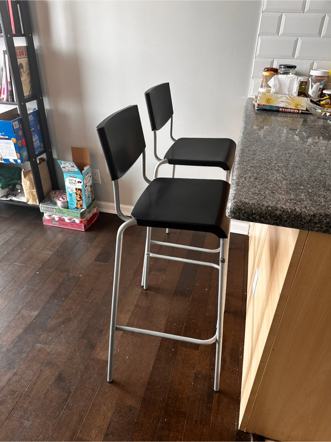 Set of 2 IKEA bar stools - photo 5