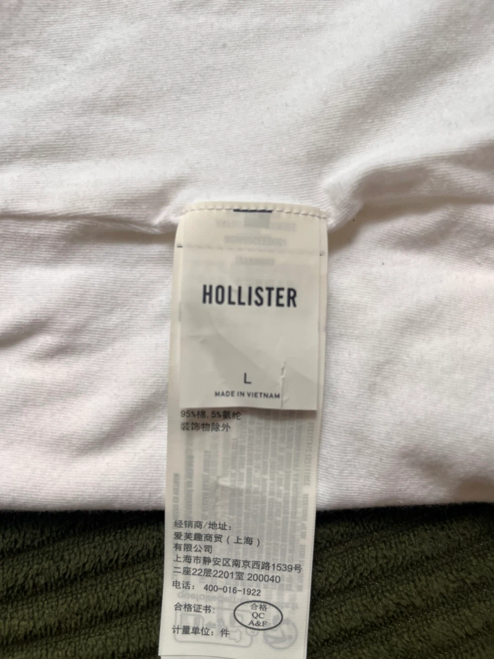 Hollister White Tube Top Size L - photo 2