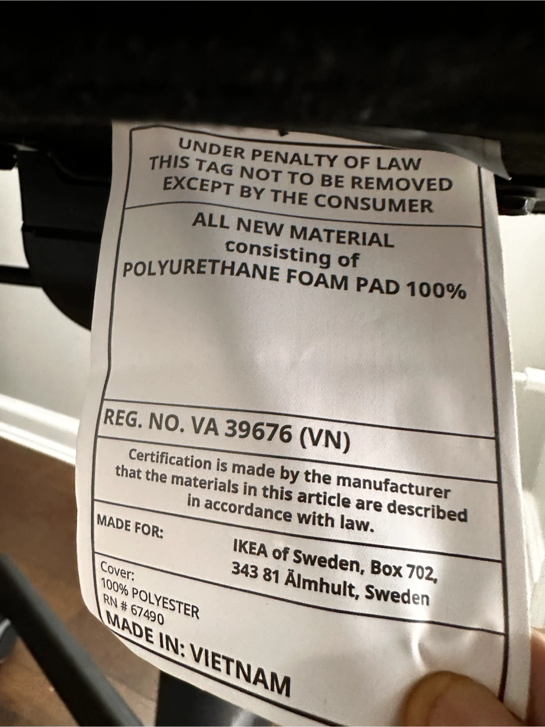 IKEA black mesh office chair - photo 4