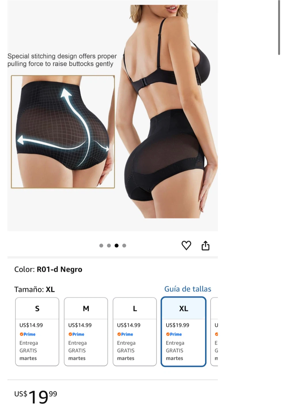 GYDEK Women's High-Waisted Shapewear Panties XL - photo 2