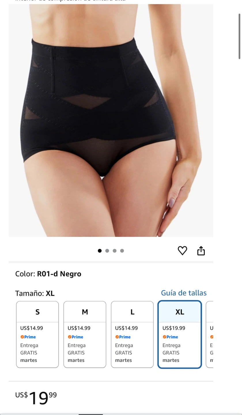 GYDEK Women's High-Waisted Shapewear Panties XL - photo 3