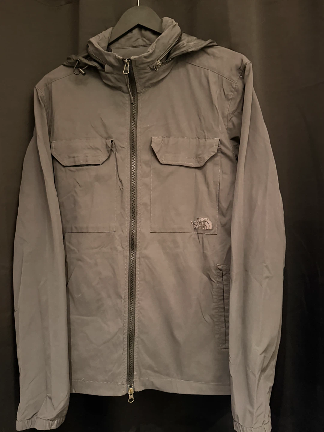 The North Face Men's Grey Hooded Jacket
