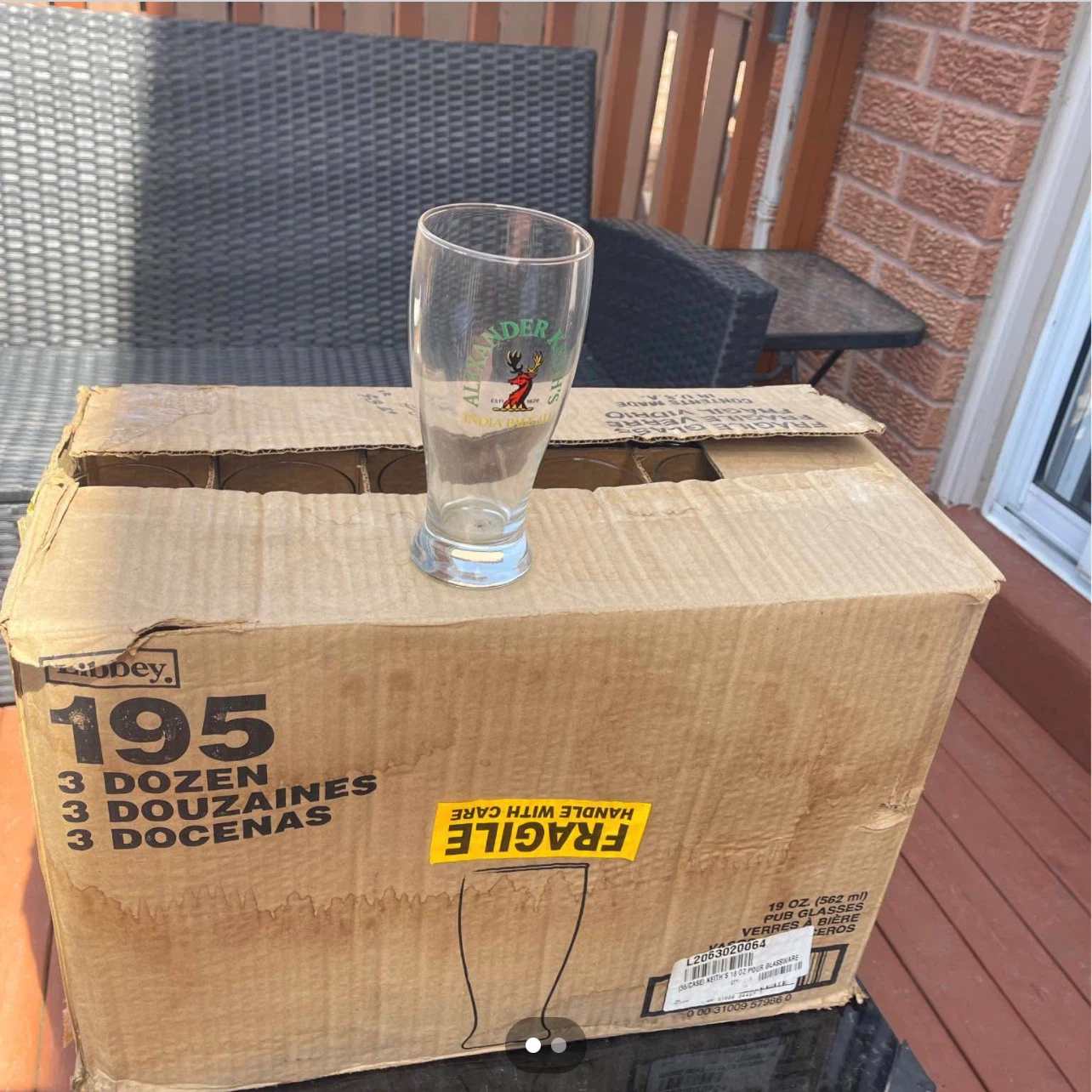 Alexander Keith's Beer Glasses