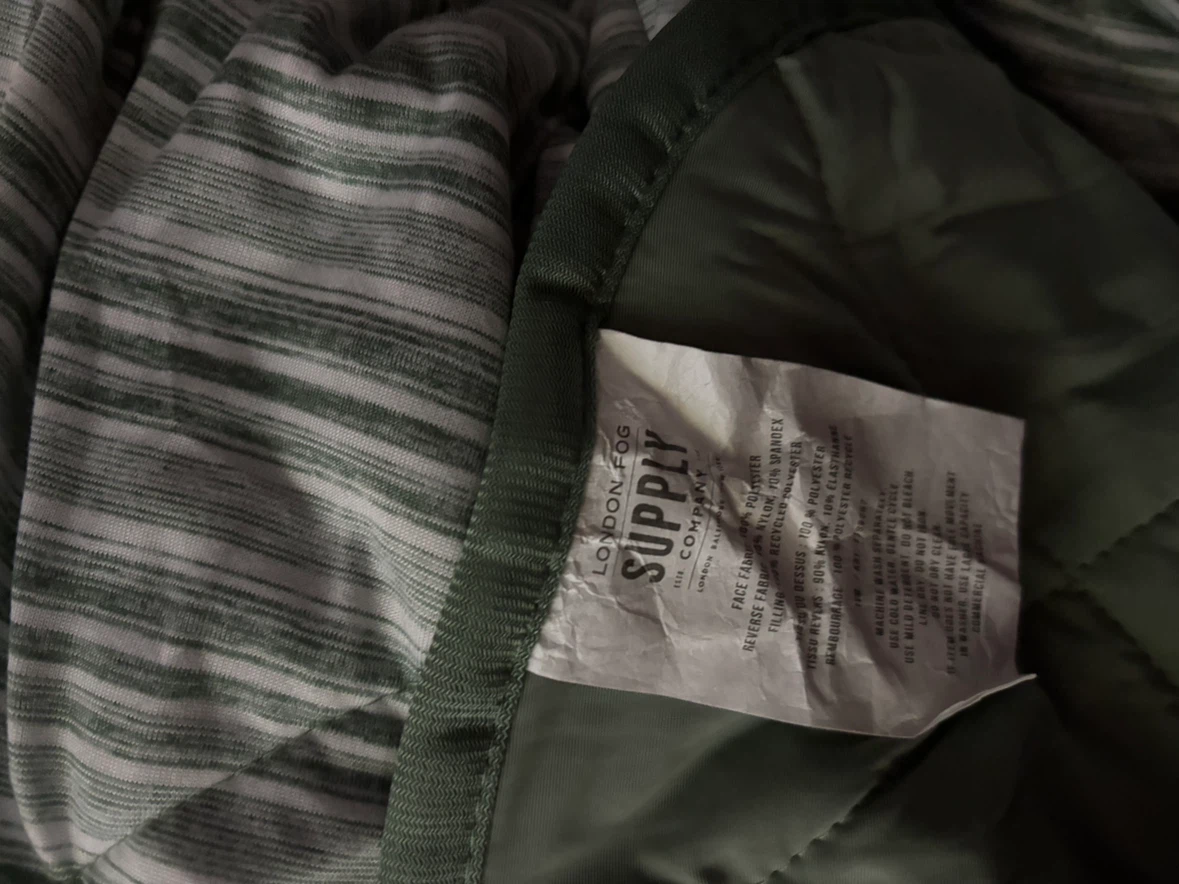 NWOT London Fog Supply Company Quilted throw - photo 2