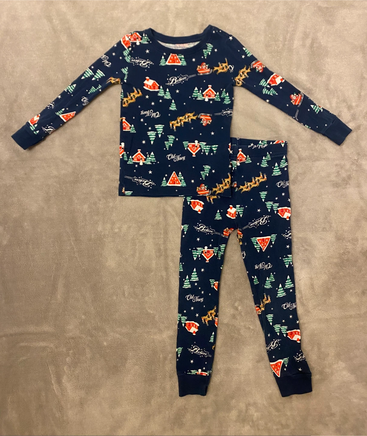 4T boys Christmas pyjama set