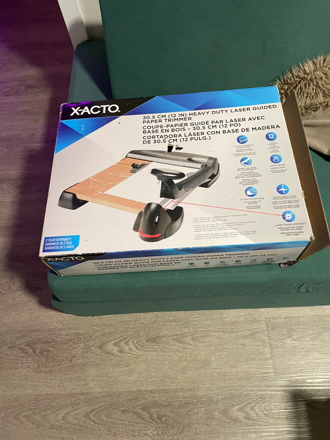 X-ACTO 12 inch Heavy Duty Laser Guided Paper Trimmer