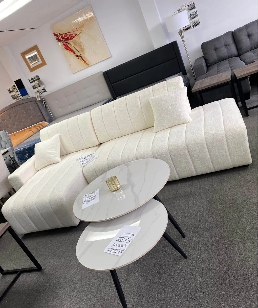 Modern Curved Sofa – Brand New Contemporary Design
