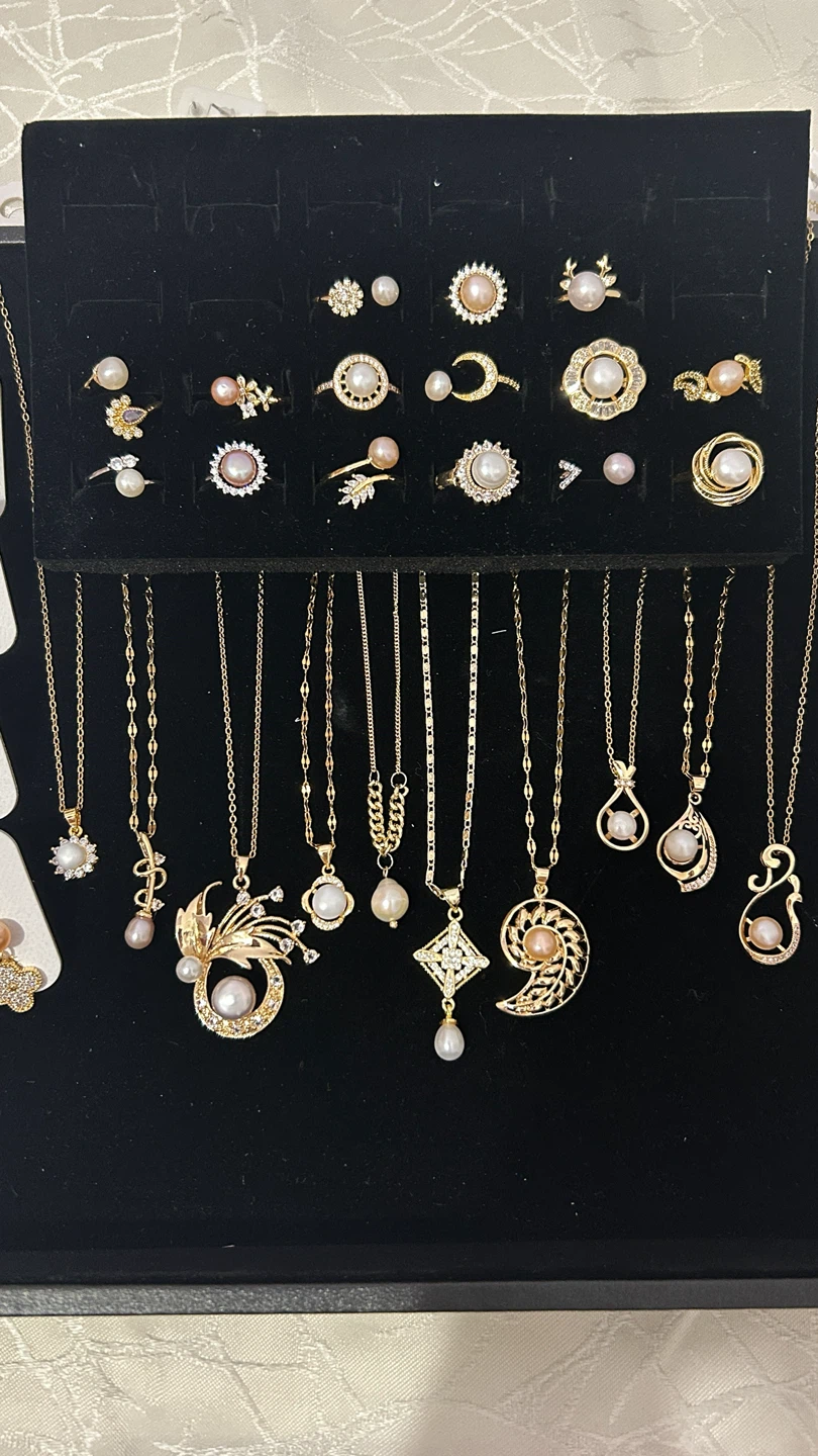 Natural Freshwater Pearl Jewellery Set - photo 2