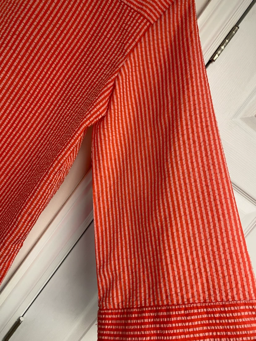 Breakout Striped Button-Up Shirt - Size S - photo 3