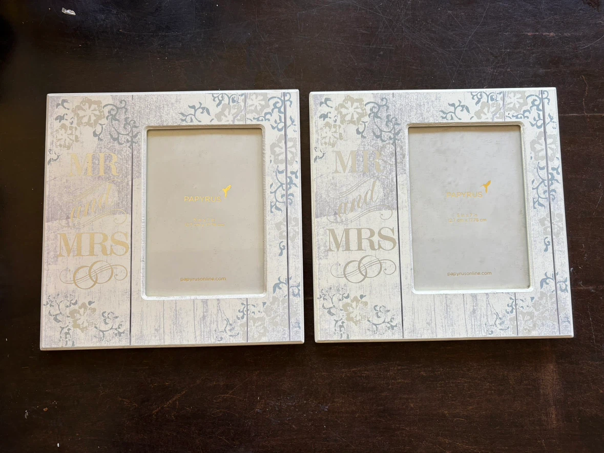 Set of 6 Papyrus Picture Frames
