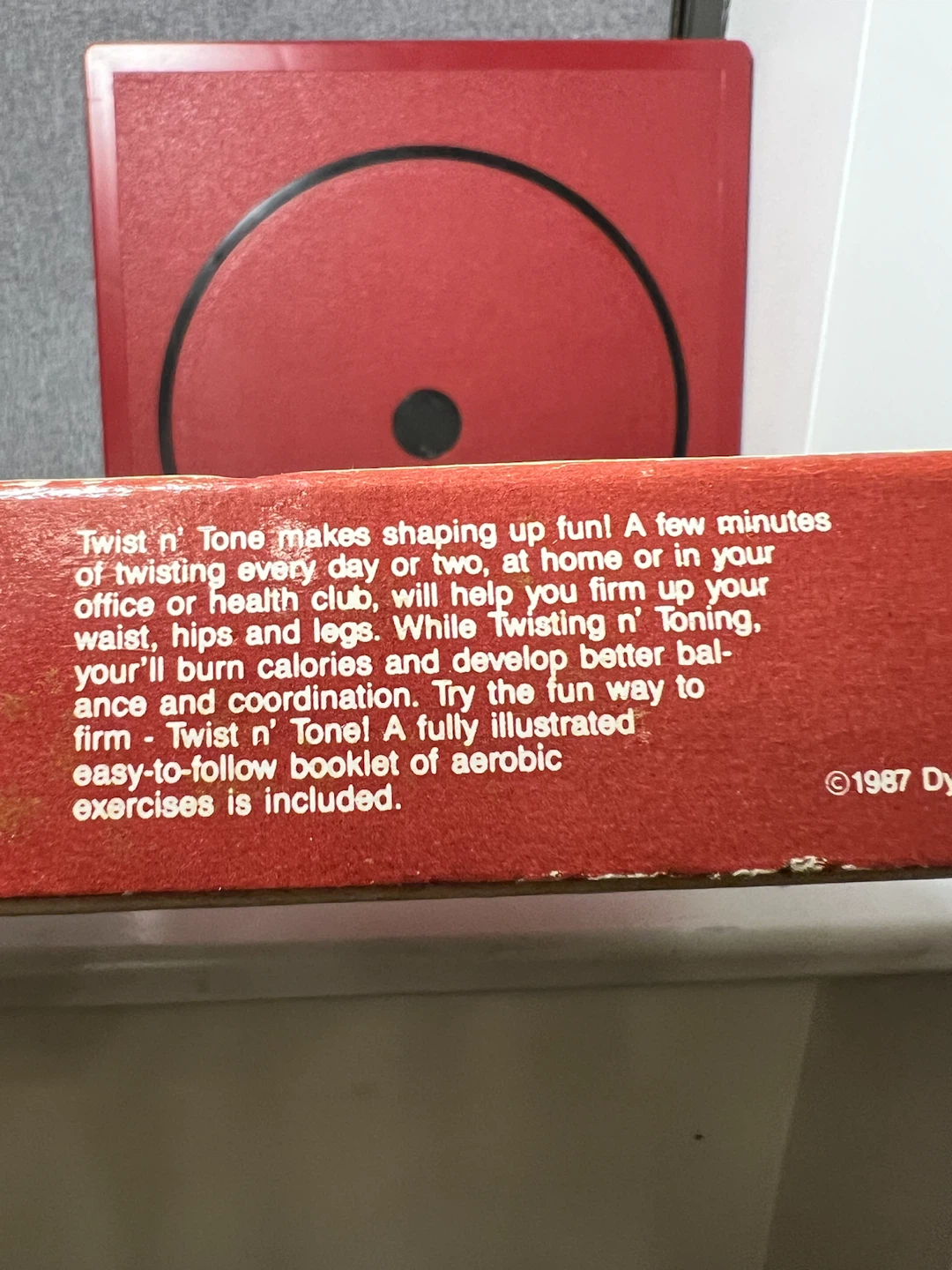 1980s Twist 'N Tone Exerciser Disc w/ Original Box & Manuals - photo 5