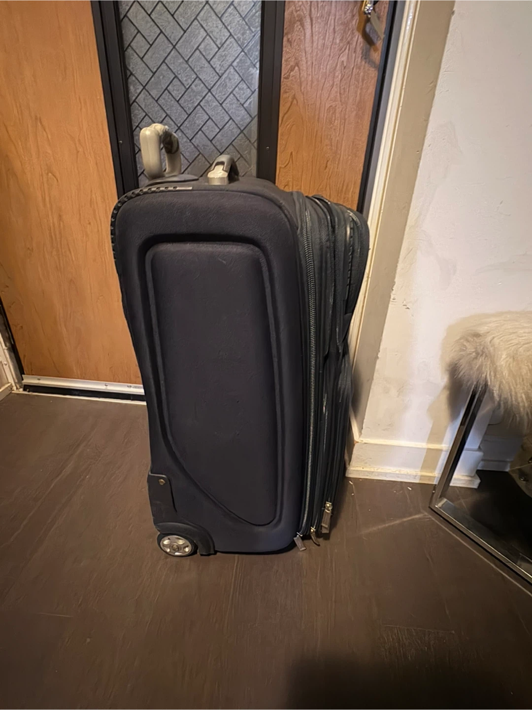 Emilio Tucci black luggage Medium