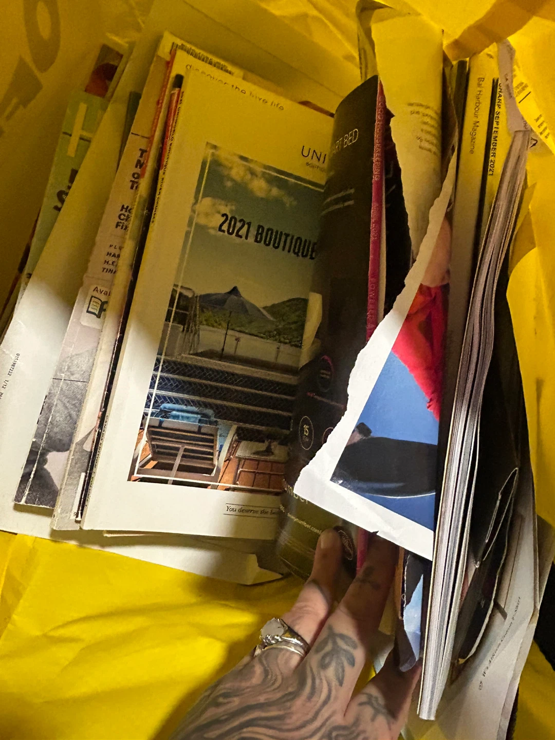 Assorted Lifestyle and Fashion Magazines scraps for collage - photo 3