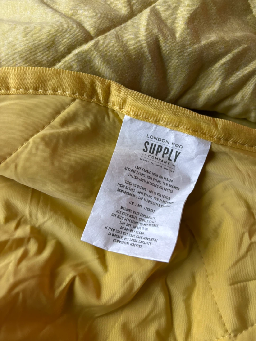 NWOT London Fog Quilted throw - photo 2
