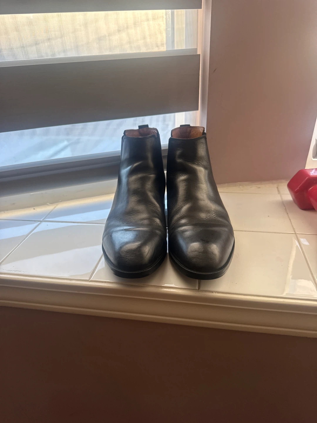 Black Leather Chelsea Boots - photo 2